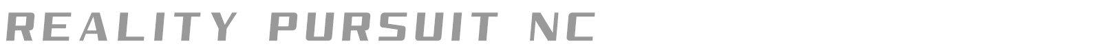 Reality Pursuit font preview